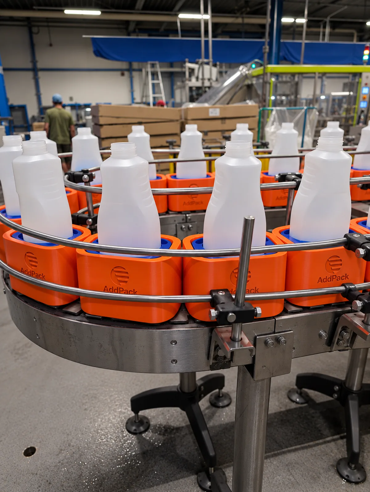 Fast Format Pucks for packaging lines